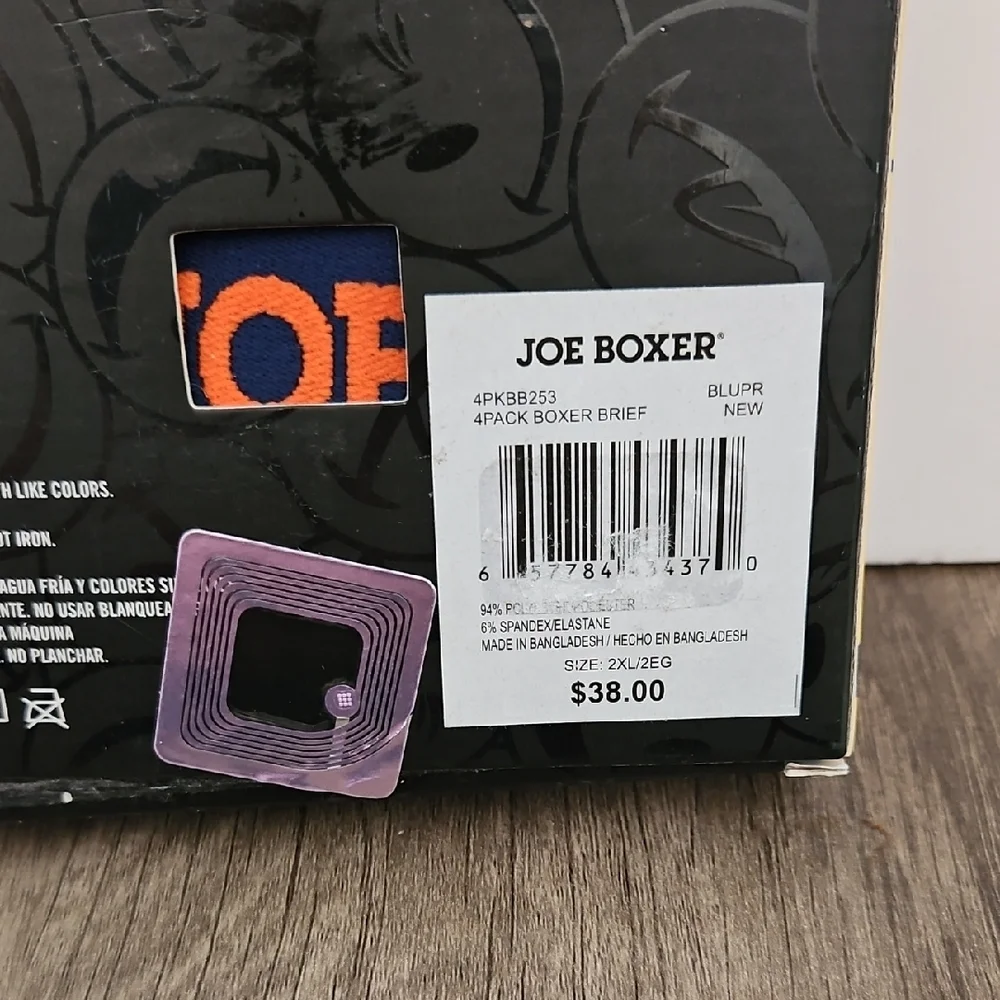 Joe Boxer Men's Boxer Briefs - 4 Pack - Picture 4 of 5